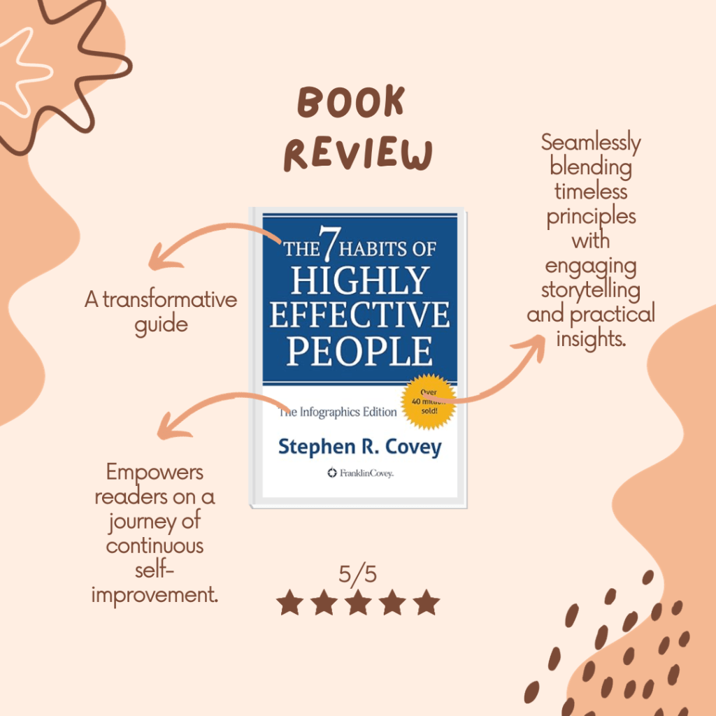 Unlocking Personal Excellence: A Journey Through ‘The 7 Habits of Highly Effective People: Infographics Edition’ by Stephen R.&nbsp;Covey