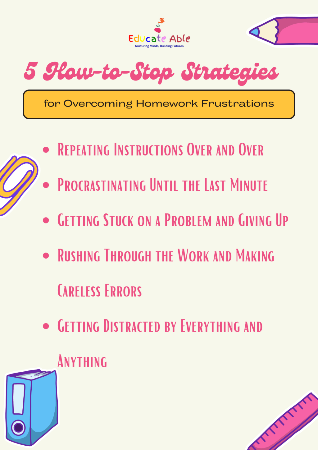 Overcoming Top Homework Frustrations: A Guide for Parents and&nbsp;Kids