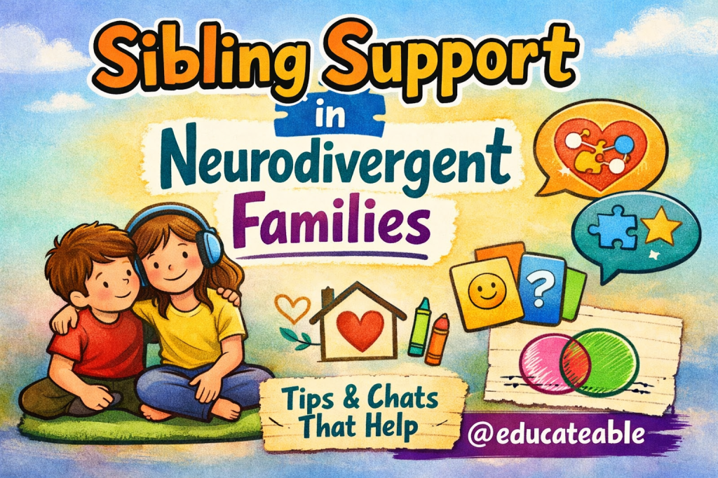 Sibling Support in Neurodivergent Families: Gentle Ways to Build Connection at&nbsp;Home