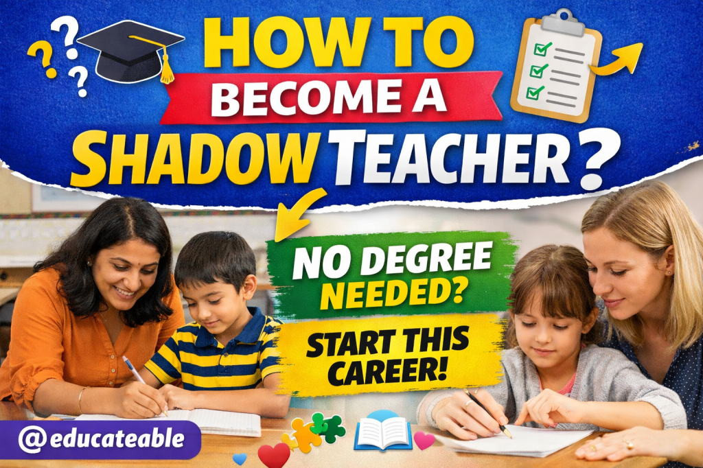 How to Become a Shadow Teacher: Qualifications, Training & Step-by-Step&nbsp;Guide
