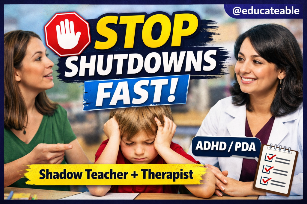 Shadow Teacher + Therapist Collaboration: A Practical Script That Reduces Classroom&nbsp;Shutdowns