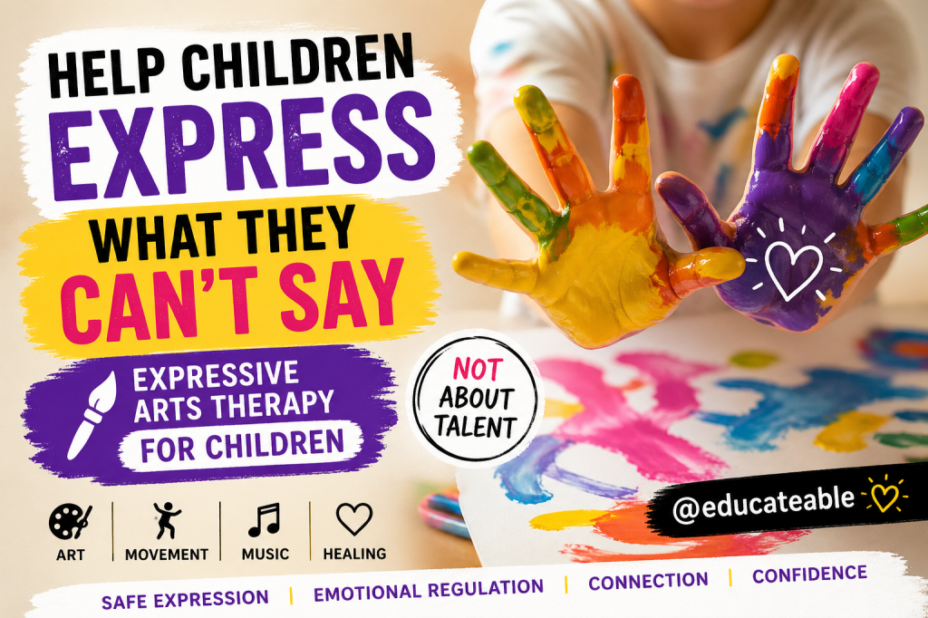 Expressive Arts Therapy for Children: Helping Kids Express What They Can’t&nbsp;Say