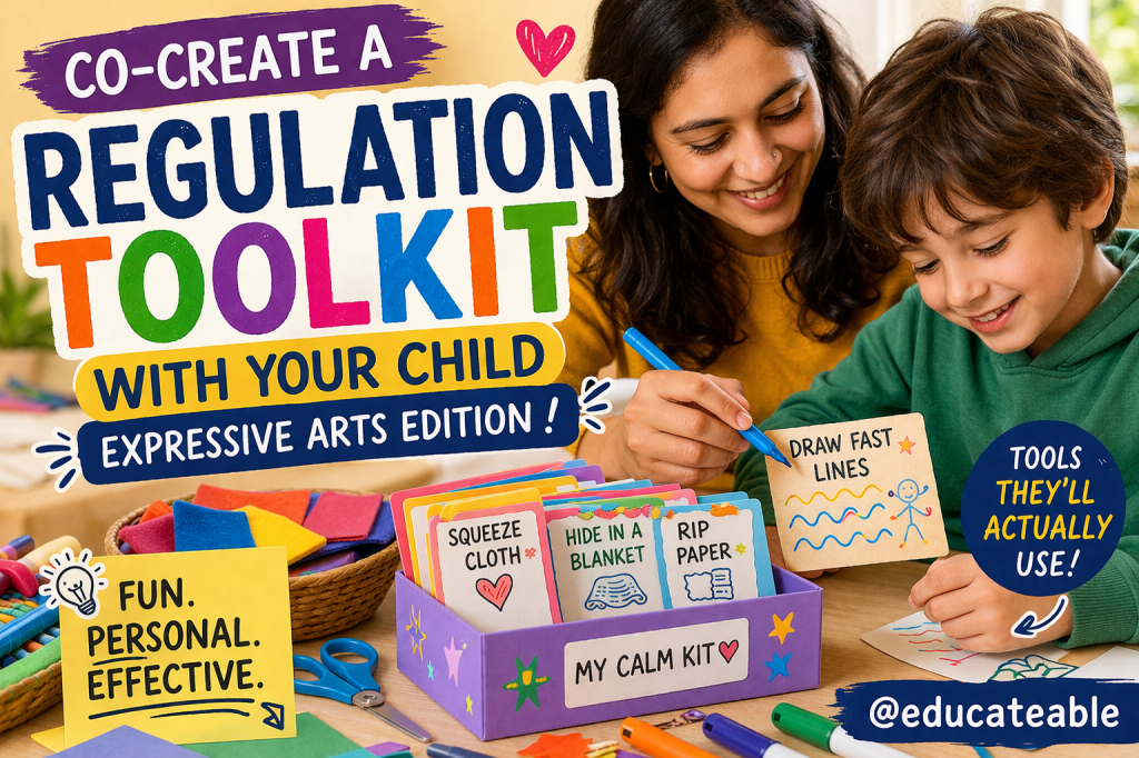 Co-Create a Personal Regulation Toolkit with Your Child (Expressive Arts Edition)