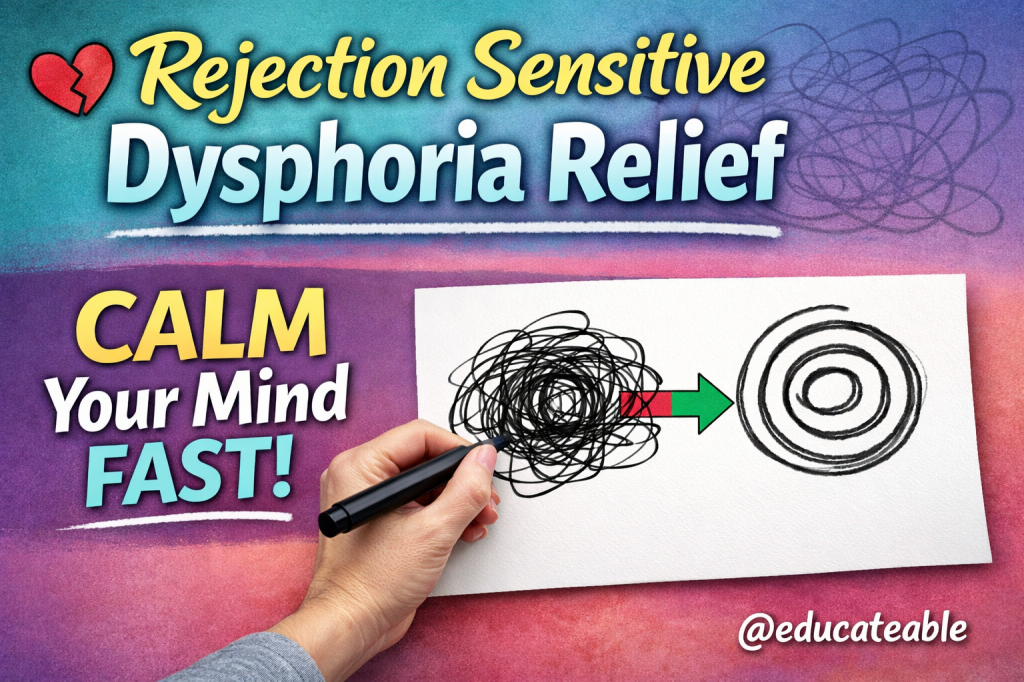 Quick Scribble Trick for Rejection Sensitive Dysphoria (RSD) in&nbsp;Teens