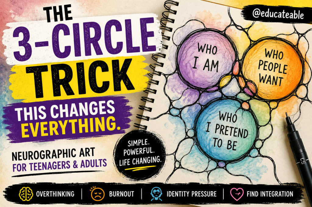 Neurographic Art for Overthinking: The 3-Circle Trick That Helps You Feel Whole&nbsp;Again