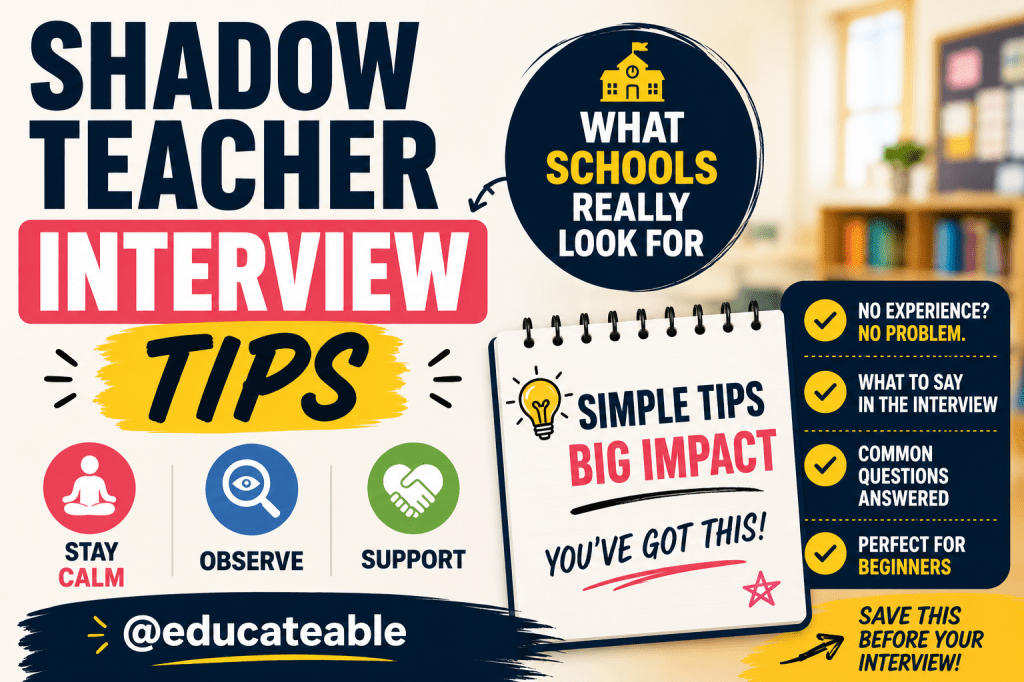Shadow Teacher Interview Tips: How to Prepare Even if You Have No&nbsp;Experience