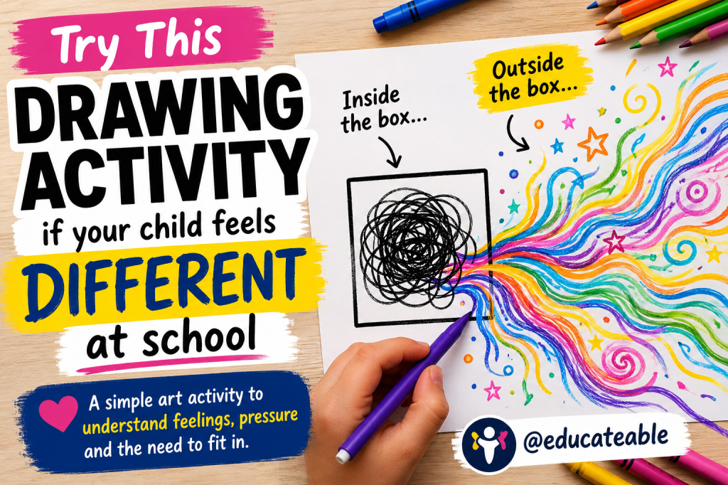 Try This Drawing Activity If Your Child Feels Different at&nbsp;School