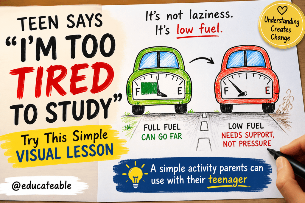 My Child Says “I’m Too Tired to Study”: A Simple Visual Activity That Helps Children Understand Mental&nbsp;Fatigue