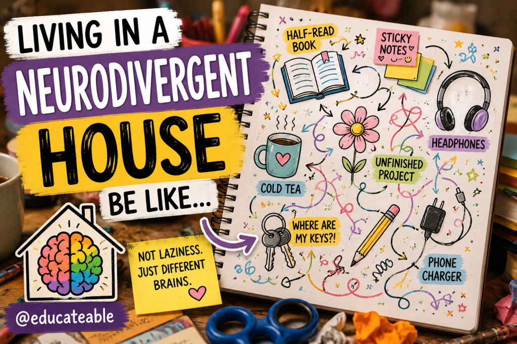 Living in an ADHD and Neurodivergent Household: Why It Often Looks Different (And Why That’s&nbsp;Okay)