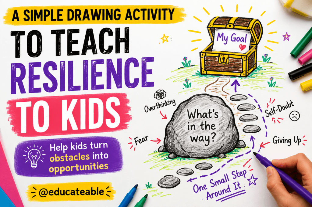 A Simple Drawing Activity to Teach Resilience and Problem-Solving to&nbsp;Kids
