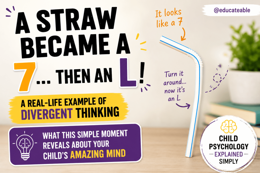 My Child Saw a Straw. I Saw Divergent Thinking: Why These Little Moments&nbsp;Matter