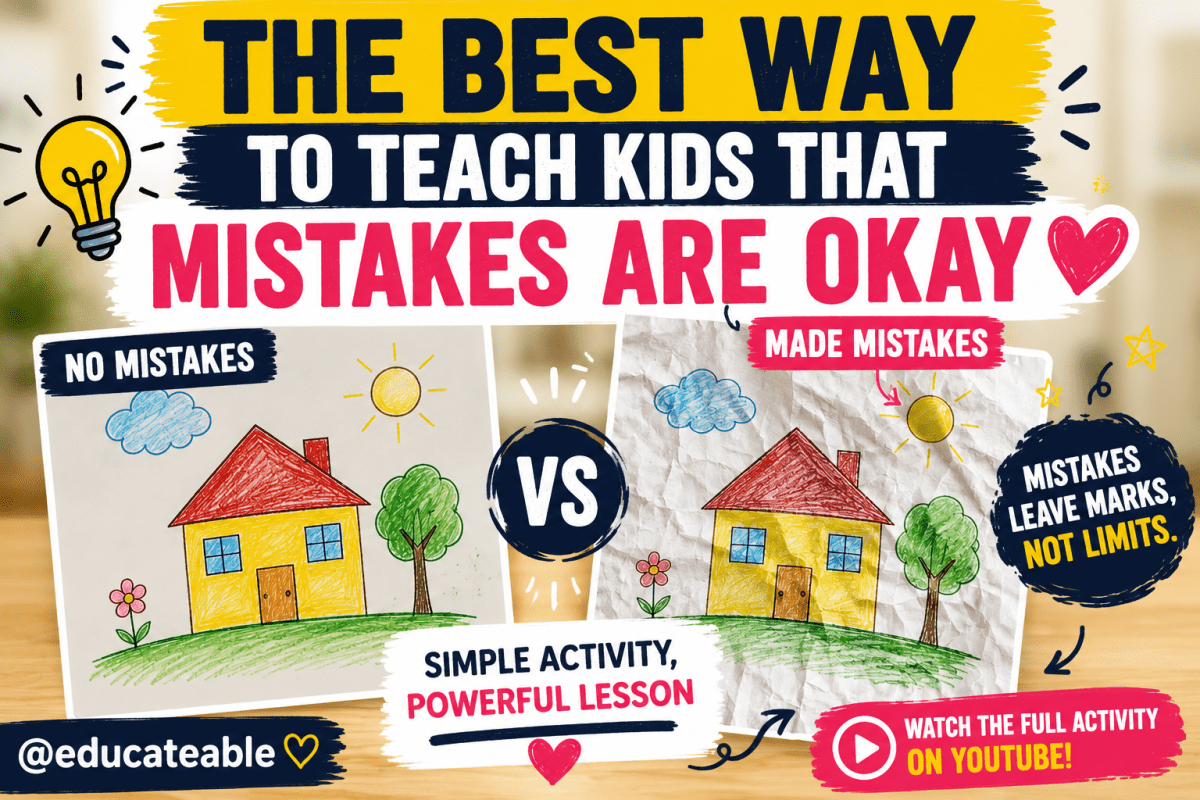 The Best Way to Teach Children That Mistakes Are Okay: An Expressive Arts Therapy&nbsp;Activity