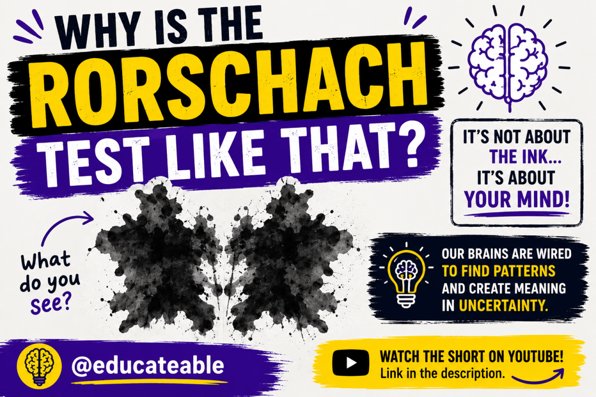 Why Is a Rorschach Test Like That? Understanding the Psychology Behind the Famous&nbsp;Inkblot