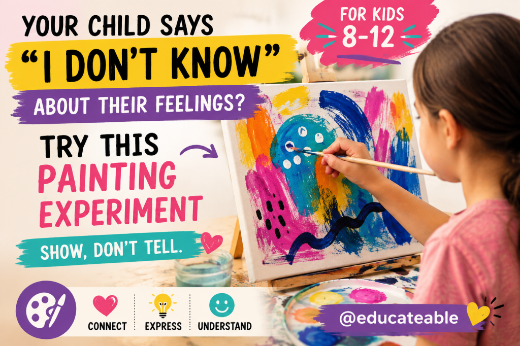 When Your Child Says “I Don’t Know” About Their Feelings, Try This Art&nbsp;Activity