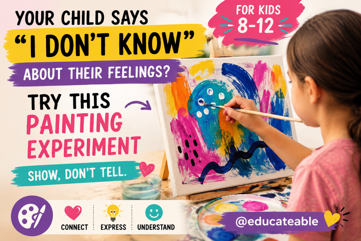 When Your Child Says “I Don’t Know” About Their Feelings, Try This Art&nbsp;Activity