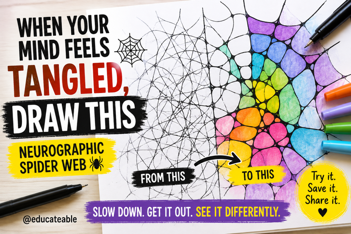 Neurographic Spider Web: A Creative Way to Explore Tangled&nbsp;Thoughts
