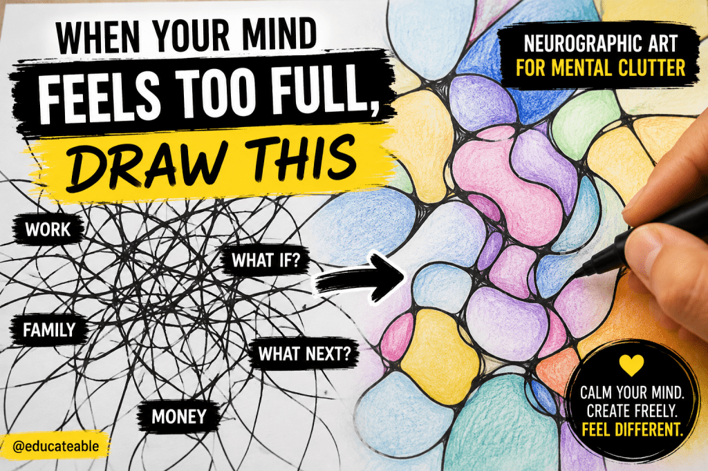 When Your Mind Feels Too Full, Draw This: Exploring Neurographic Art for Mental&nbsp;Clutter