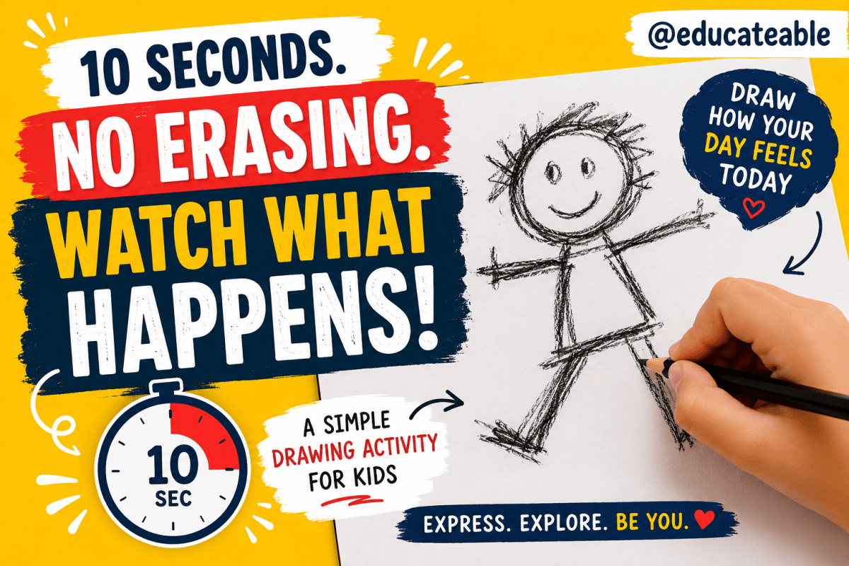 10-Second Gesture Drawing: A Simple Expressive Arts Activity for&nbsp;Children