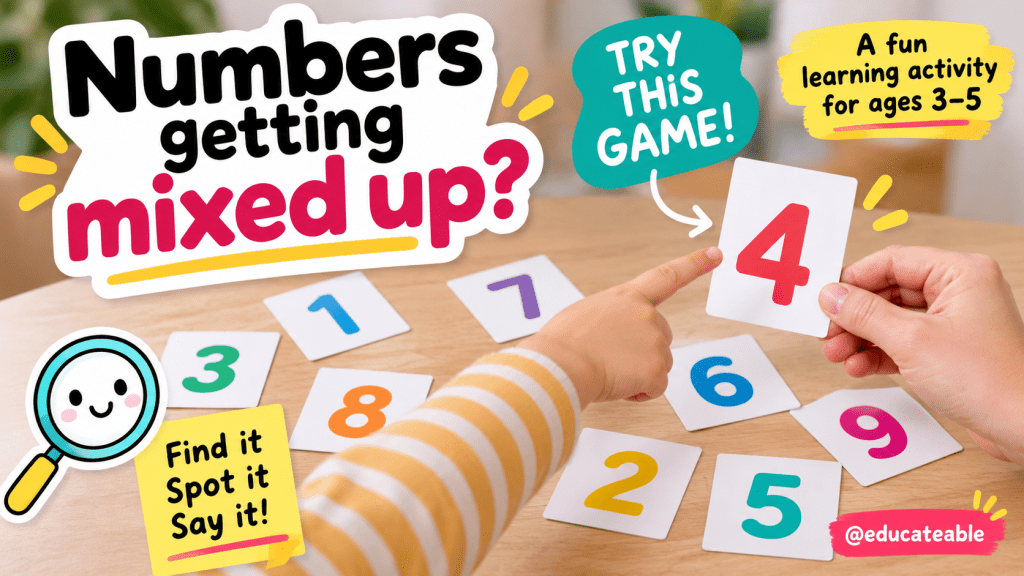 Does Your Child Mix Up Numbers? Try This Playful Number Identification&nbsp;Activity