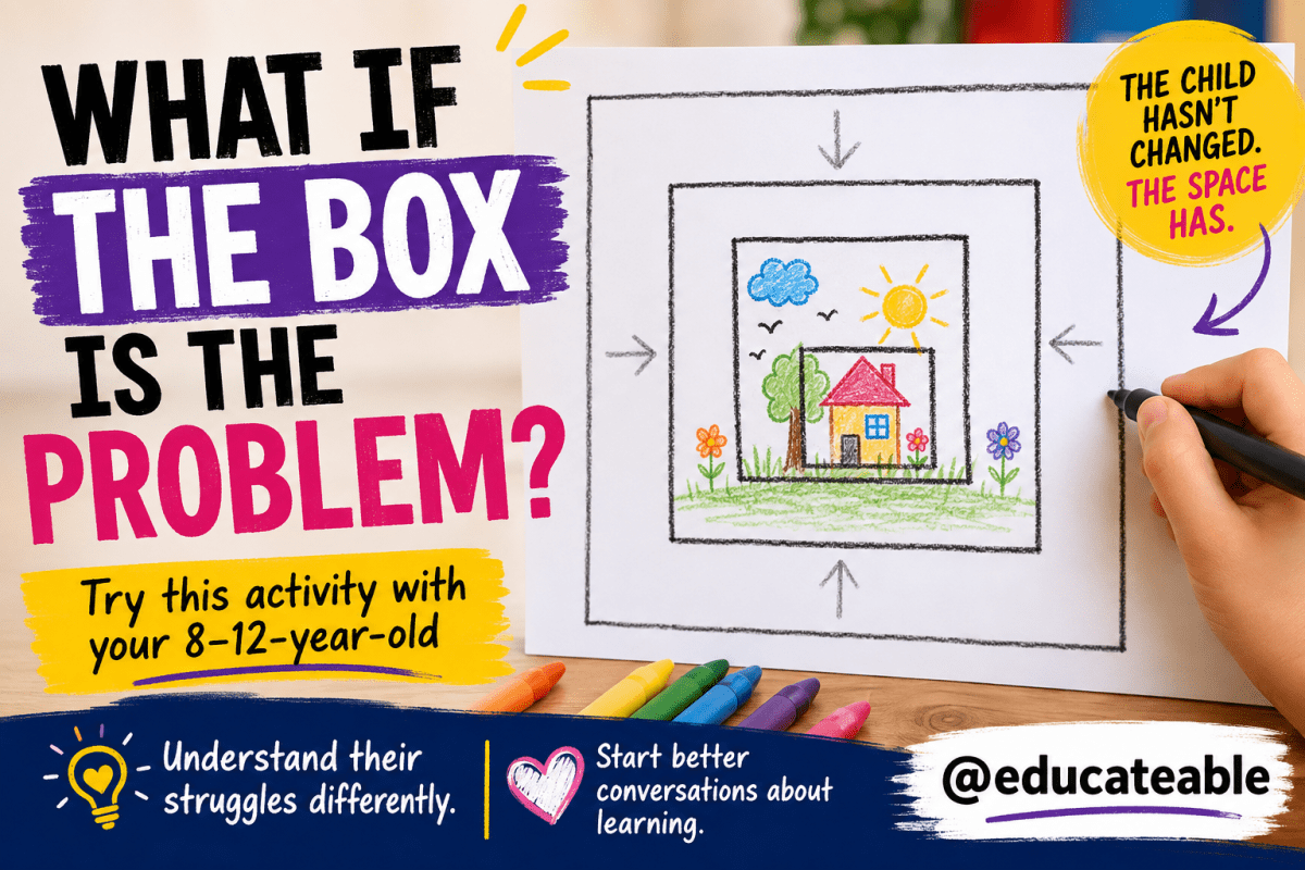 What If the Problem Is the Box? An Expressive Arts Activity to Understand How Your Child Experiences&nbsp;School