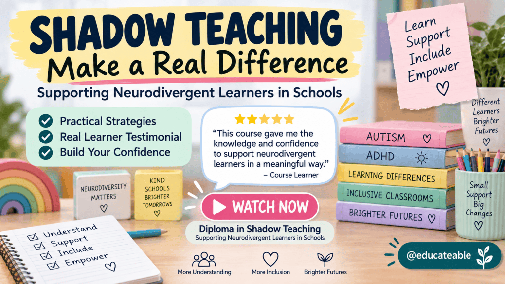 How to Become a More Confident Shadow Teacher: Training, Practical Tools and Where to&nbsp;Start