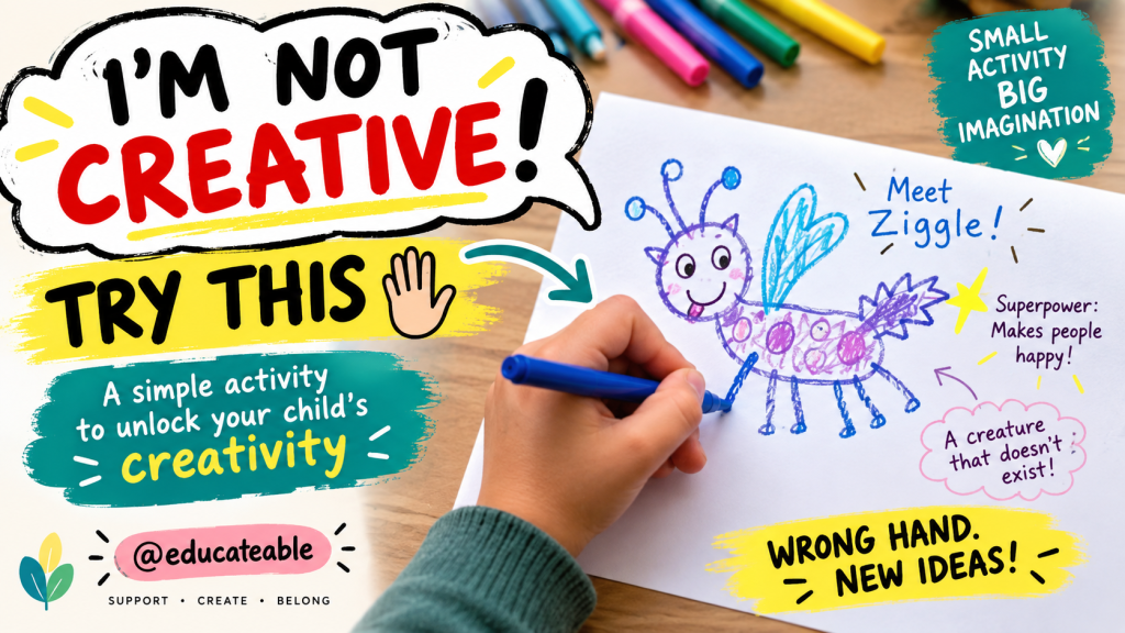 Secret Way to Unlock Your Child’s Creativity: Try Drawing With the ‘Wrong’&nbsp;Hand