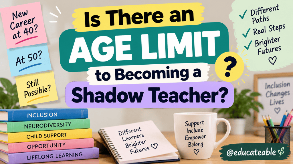 Can You Become a Shadow Teacher After 40 or 50? A Practical Career&nbsp;Guide