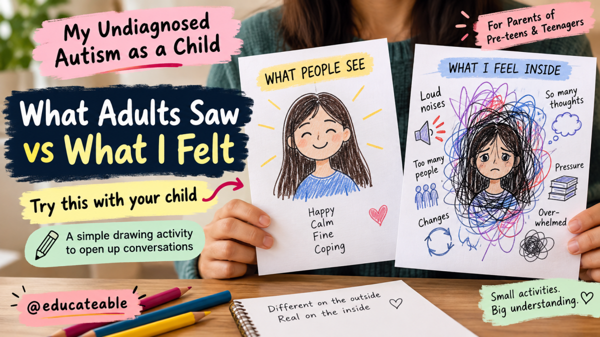 My Undiagnosed Autism as a Child: A Simple Drawing Activity to Help Your Child Show What They&nbsp;Feel