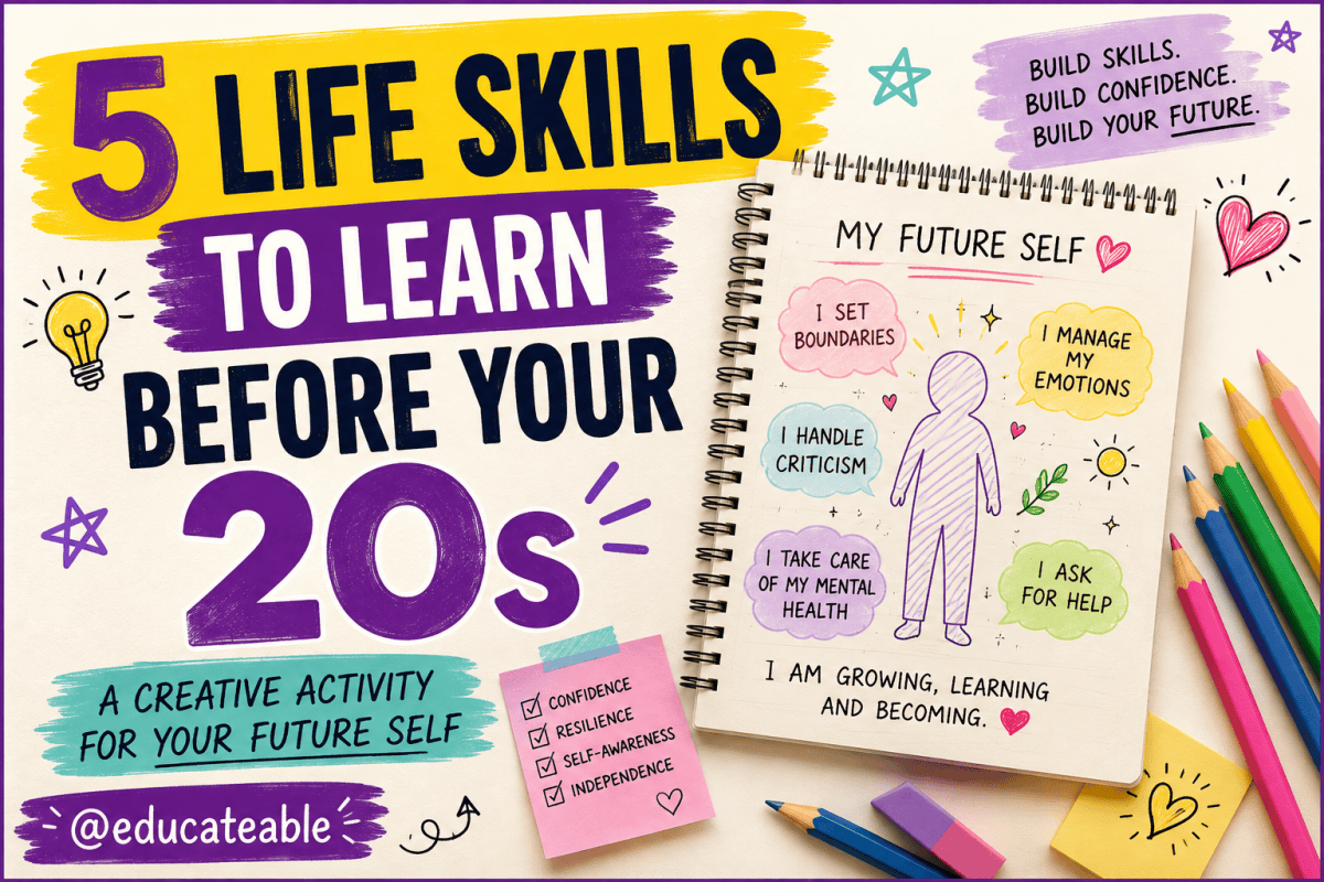 5 Life Skills to Learn Before Your 20s: A Creative Guide for Teens and Young&nbsp;Adults