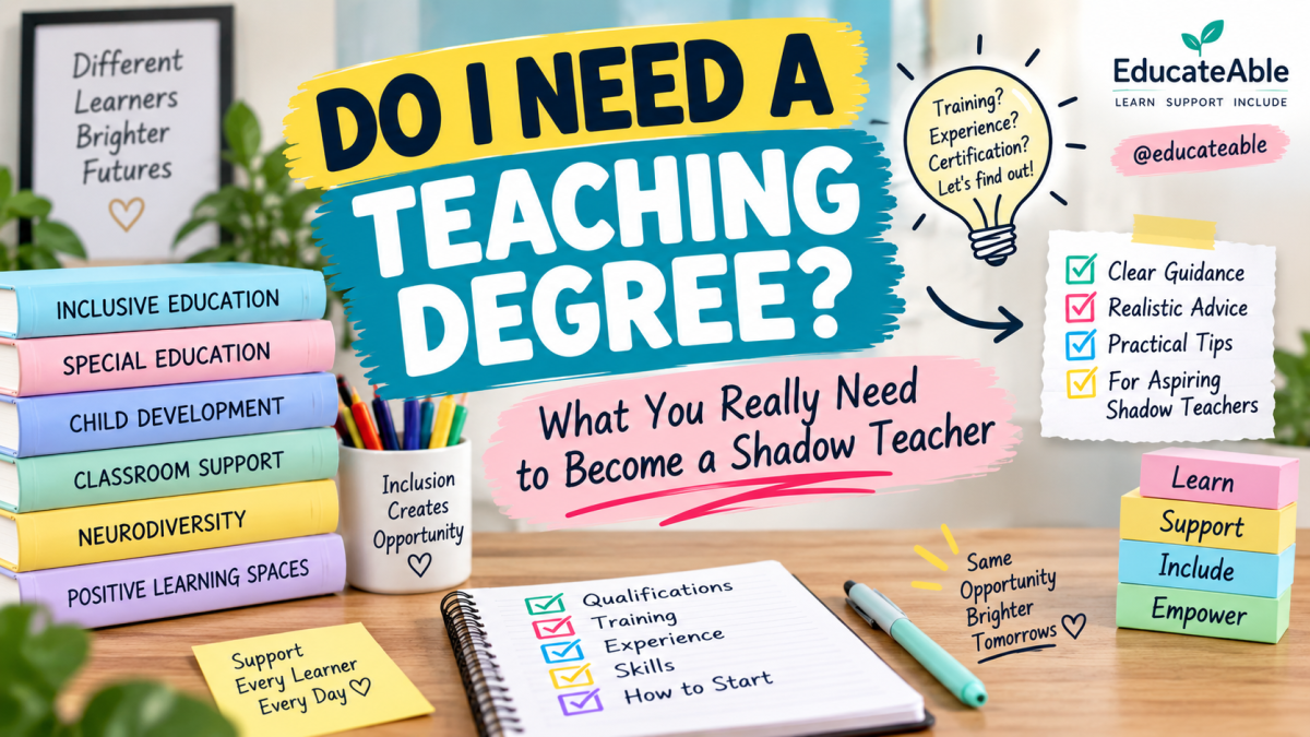 What Qualifications Do You Need to Become a Shadow&nbsp;Teacher?