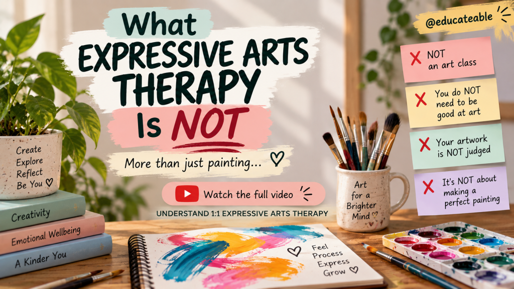 What Expressive Arts Therapy Is NOT: Understanding 1:1 Expressive Arts&nbsp;Therapy