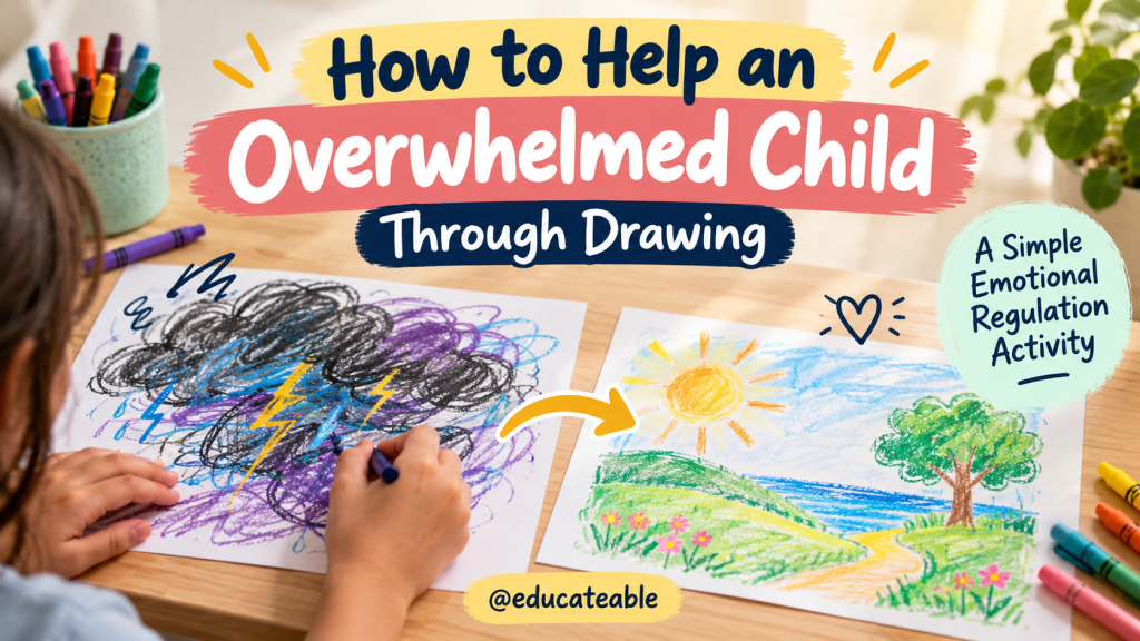 How to Help an Overwhelmed Child Through Drawing: An Expressive Arts Activity for Emotional&nbsp;Regulation