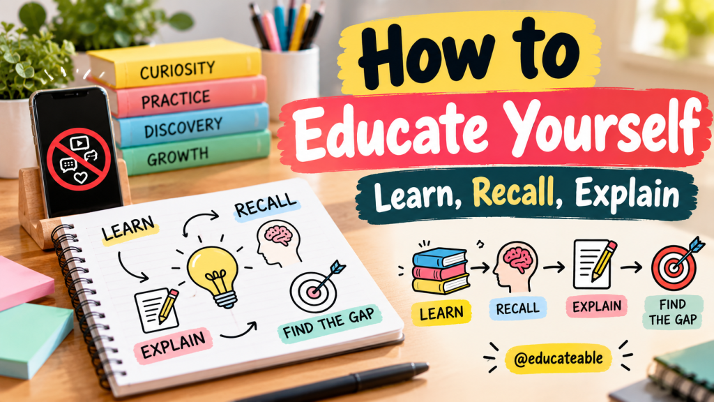 How to Educate Yourself: Practical Ways to Learn Anything and Remember What You&nbsp;Learn