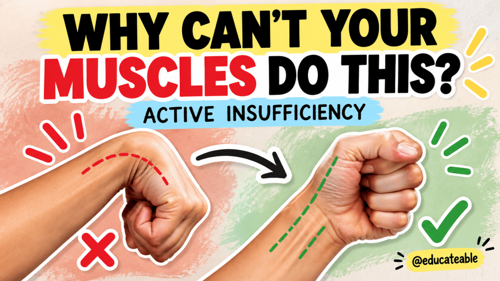 Active Insufficiency Explained: Why Your Muscles Struggle in Certain Positions